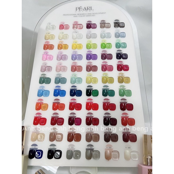 Sơn gel pearl . sét 66 màu,hàng chính hãng