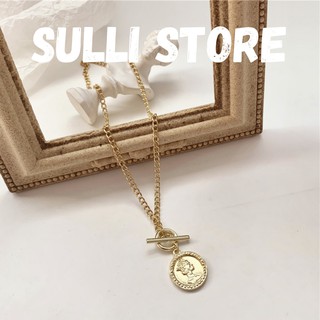  Dây chuyền vòng cổ Coin necklace dạng móc Sulli store