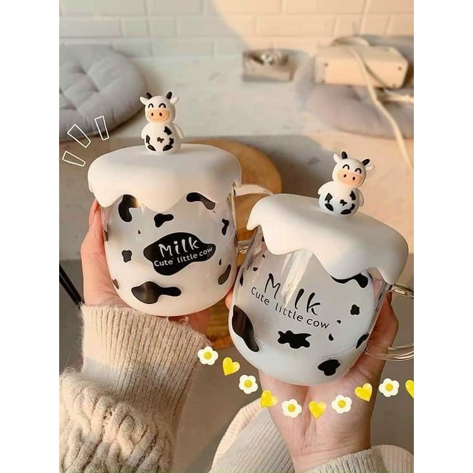 CỐC BÒ SỮA THUỶ TINH