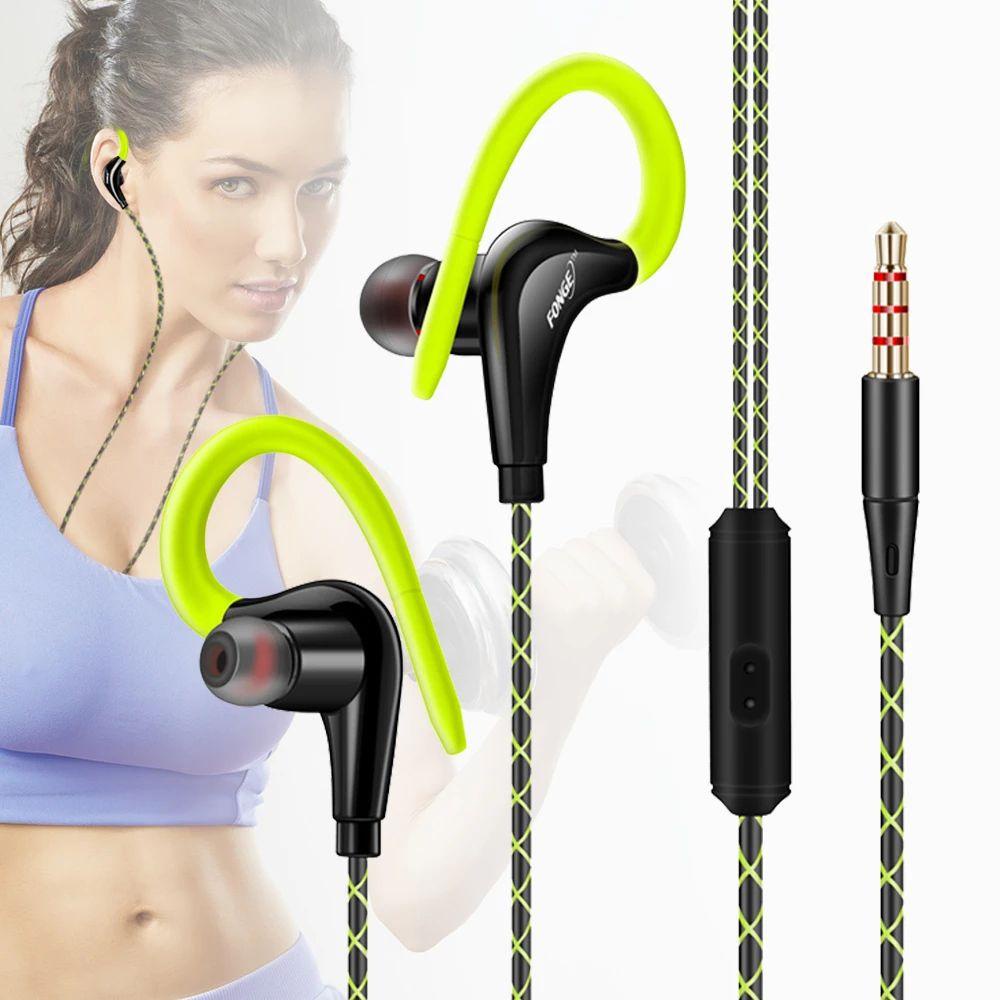 Tai Nghe Thể Thao AUGUSTINA Có Dây Chống Mồ Hôi Tích Hợp Mic Tiện Dụng