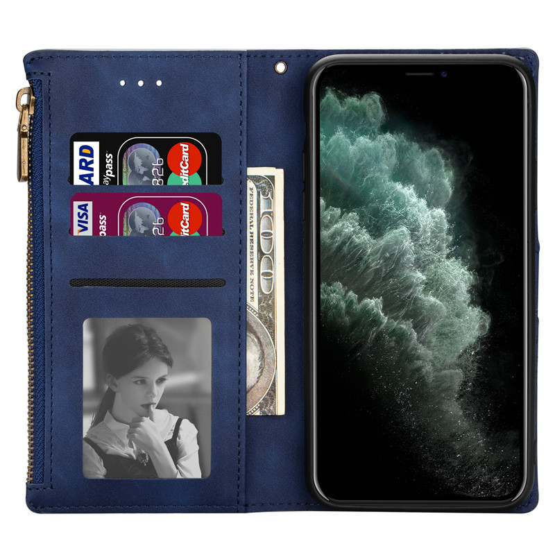 Bao Da Nắp Gập Có Ngăn Đựng Thẻ Cho Iphone 6 7 8 11 12 Se2 Xs Xr Plus Max | BigBuy360 - bigbuy360.vn
