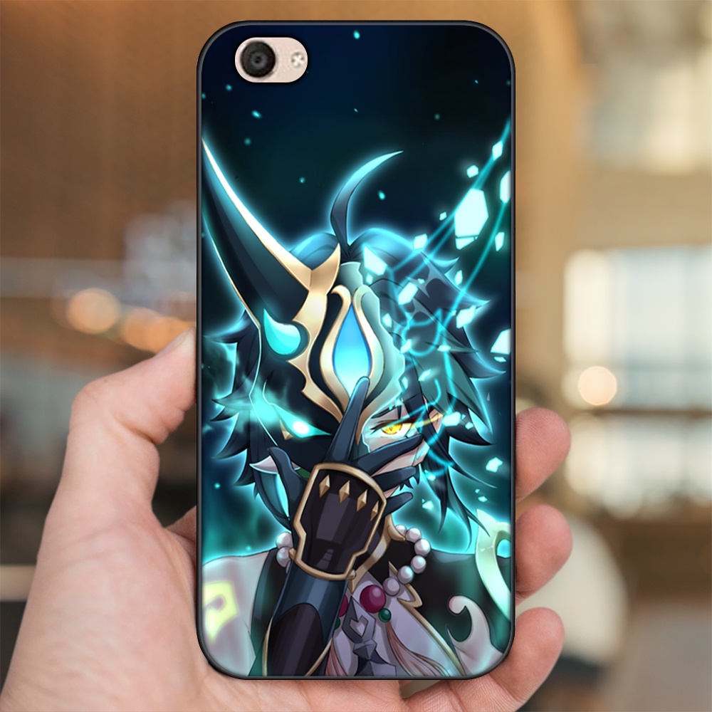 Ốp lưng Vivo V5, V5 Plus viền đen in hình Xiao Genshin Impact