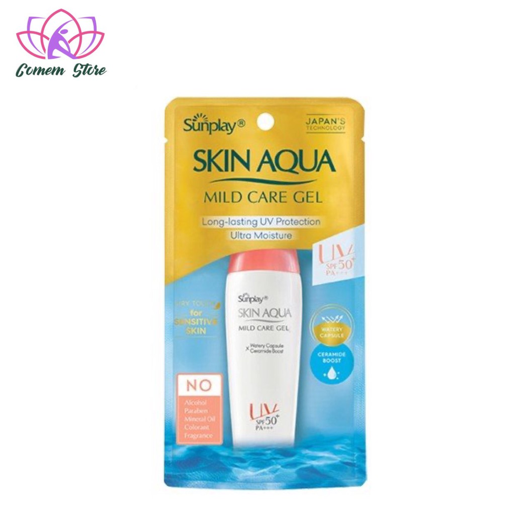 Kem Chống Nắng Dành Cho Da Nhạy Cảm Sunplay Skin Aqua Mild Care Gel SPF50 +/ PA +++ 25g