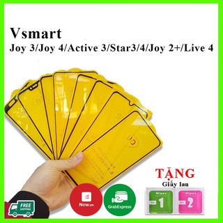 Kính cường lực vsmart Live 4 Joy 4 Joy 3 Active 3 Star 3 Star 4 Joy 2 Plus Aris Pro Star 5 Full Màn Kính [9D]