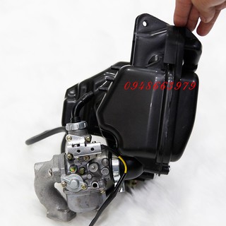 Bộ bình xăng con e điện 125 lên ga nổ máy luôn co xăng pô e.