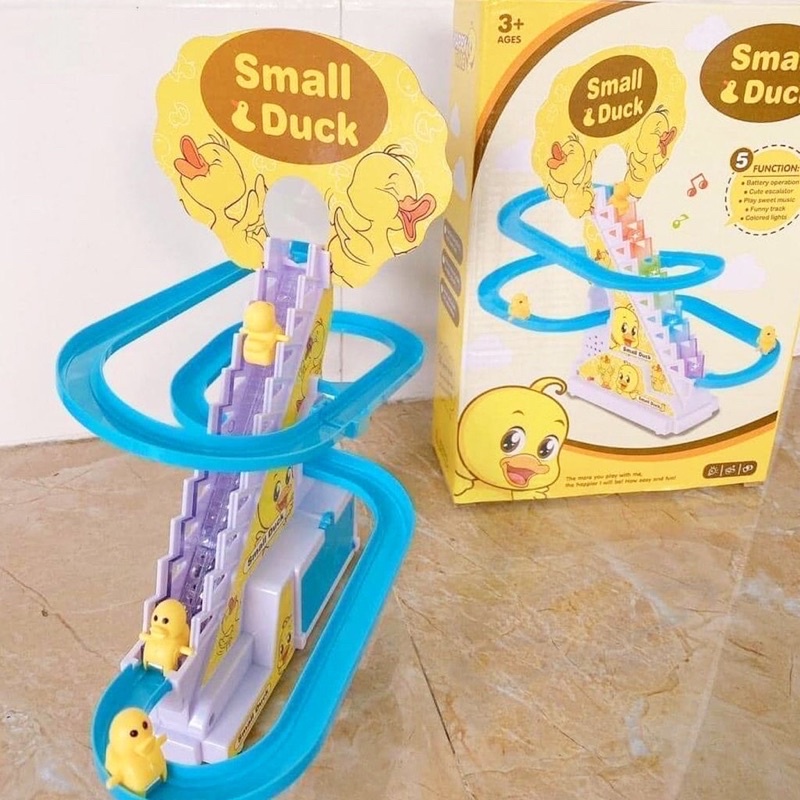 Đồ chơi vịt leo thang,có nhạc và đèn ngộ nghĩnh, đồ chơi cho bé thú vị