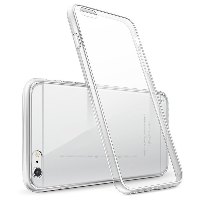 Ốp lưng nhựa dẻo trong suốt siêu mỏng cho IPhone 5S 6s 7 8 Plus X XR XS Max 11 Pro