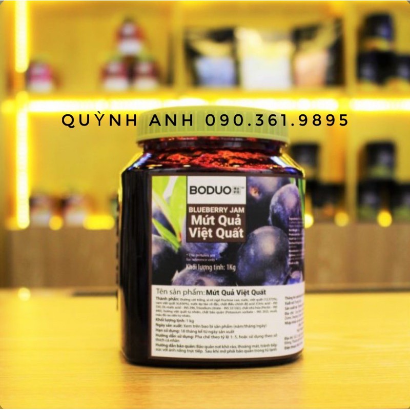 Mứt quả Việt quất Boduo 1kg