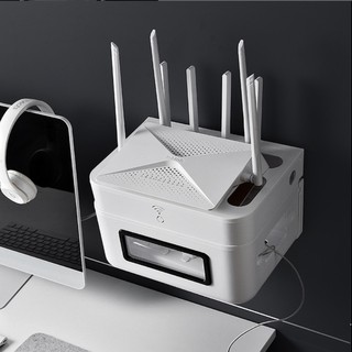 Hộp Treo tường đựng đồ vật dụng công nghệ không cần khoan tường LIBERAL CASE WIFI