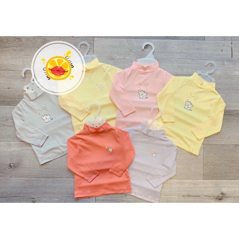[CHÍNH HÃNG] Áo cổ lọ giữ nhiệt trẻ em cotton Chaang (Sz 9m-5y)