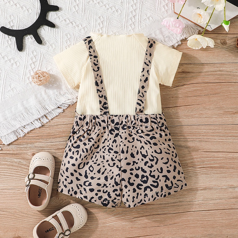 Combo bộ đồ bé gái 3-18 tháng tay ngắn áo thun quần yếm set mùa hè thời trang cho bé trẻ em sơ sinh