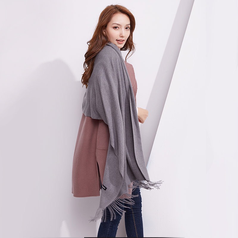 Khăn choàng cổ nam nữ unisex chất len cashmere mềm mịn, khăn len quàng cổ Golovejoy DWJ01