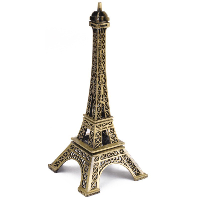 Loriver Paris Eiffel Tower Statue Ornament Alloy Home Table Party Decor Good msee