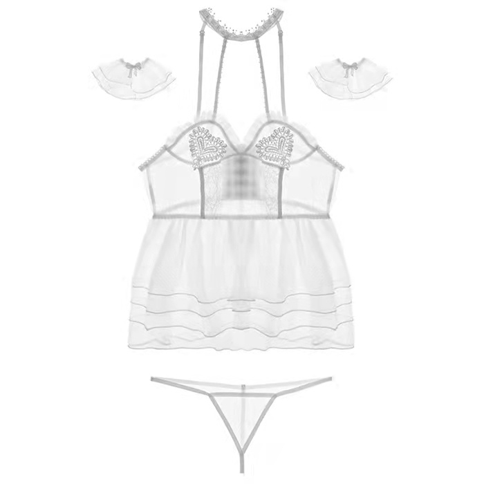 🤞Váy ngủ sexy🤞Đồ ngủ 2 dây ren cô dâu quà cưới cho nữ kèm chip quyến rũ đầm gợi cảm hở lưng khiêu gợi---014 | BigBuy360 - bigbuy360.vn