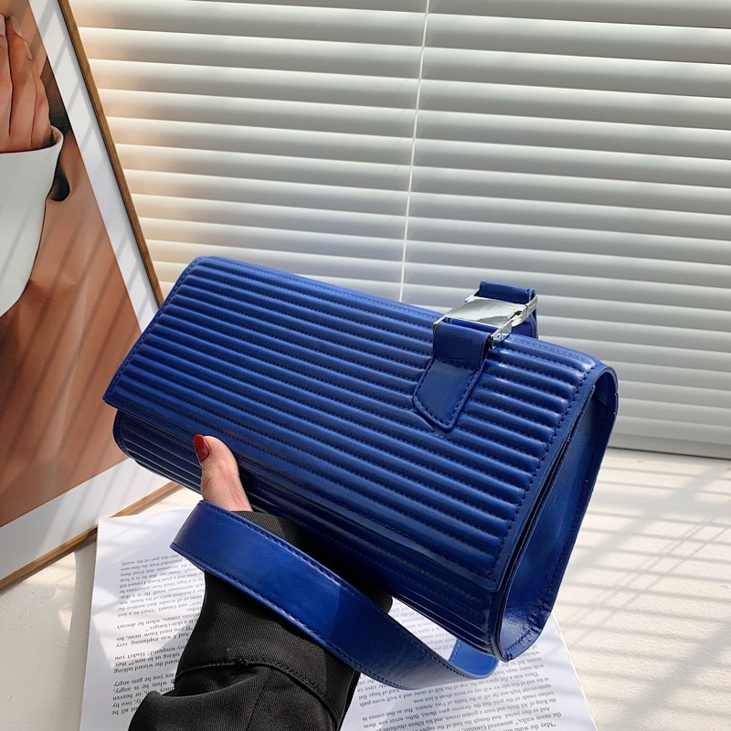 Túi Đeo Vai Hình Vuông Màu Trơn Phong Cách Phương Tây Thời Trang 2022 Cho Nữ