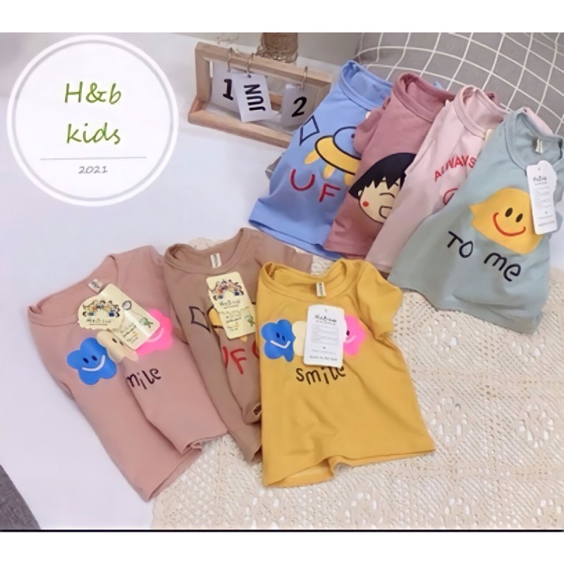 Bộ cotton sợi tre mềm mát cho bé