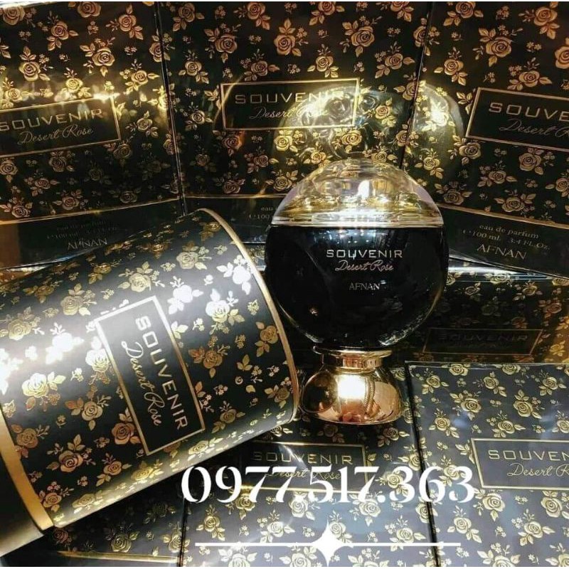 Nước hoa Dubai cao cấp Afnan Souvenir Desert Rose