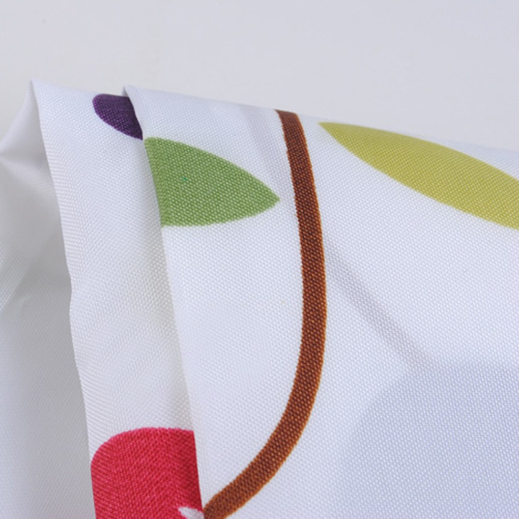 Rèm cửa Polyester họa tiết hoa lan kháng nước chống nấm mốc dùng cho nhà tắm tiện dụng