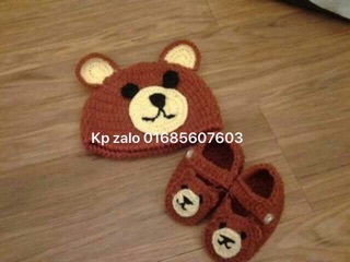 Mũ giày len handmade