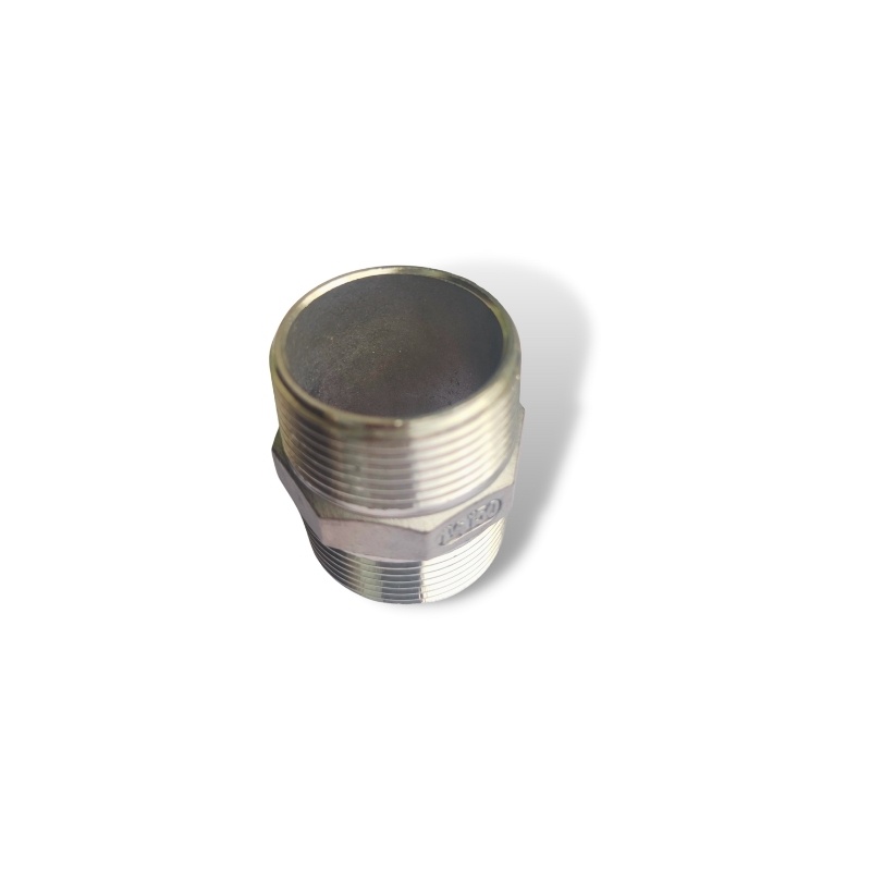 Kép inox 304 phi 42-49-60, nối ren ngoài chất liệu bằng thép không gỉ có đủ size