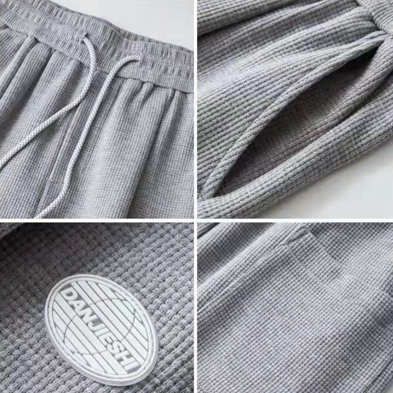 ✦AFFLIGA✦ Quần Jogger Dây Rút Dáng Suông Rộng Màu Trơn Cỡ Lớn Thời Trang Cho Nam