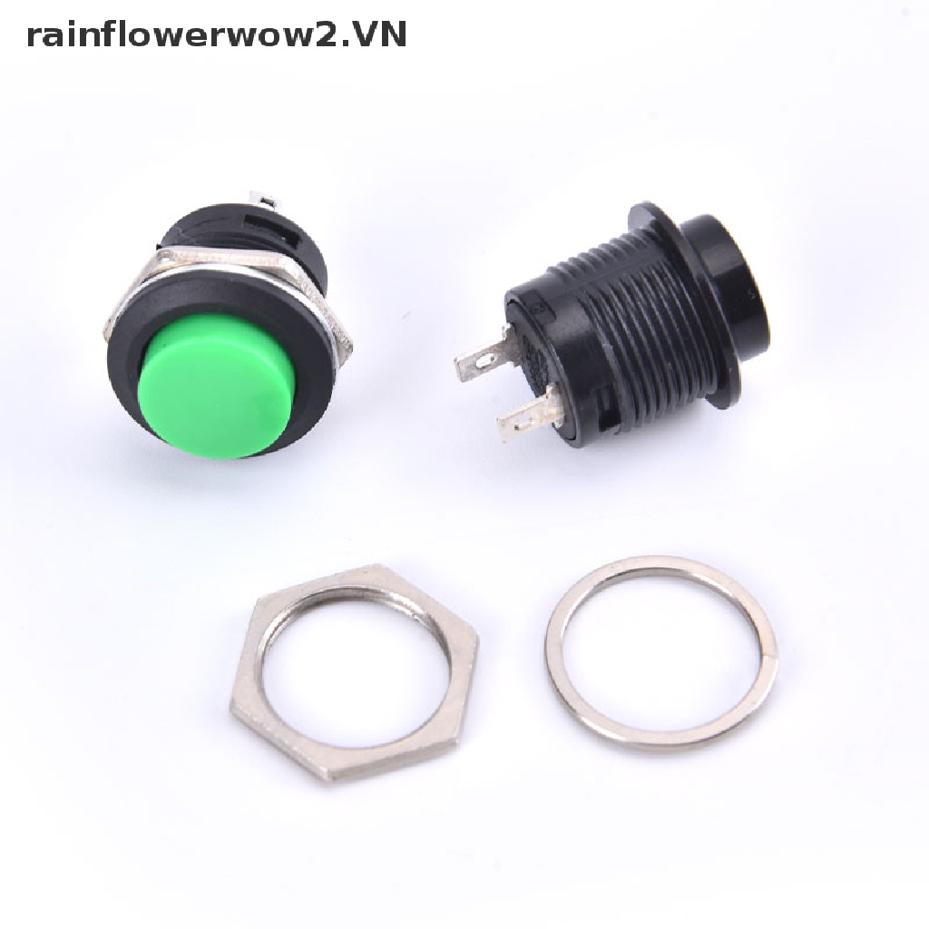 Công Tắc Nhấn Bật / Tắt Đèn LED Xe Hơi 16mm 12V-24V Bằng Kim Loại Chống Thấm Nước