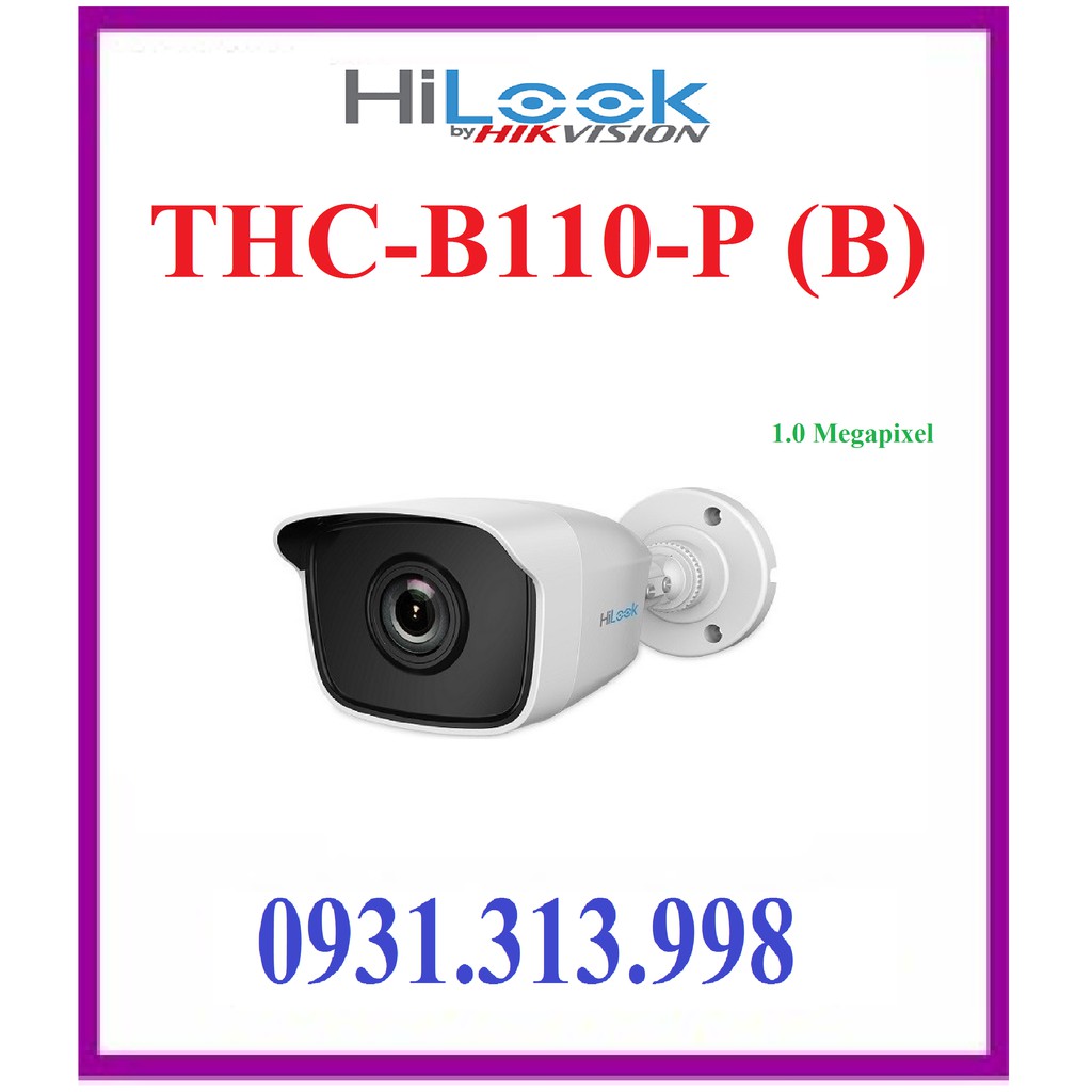 Camera HiLook THC-B110-P(B) - 1MP