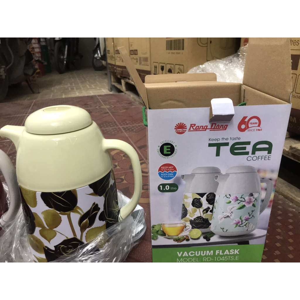 Bình Phích đựng nước nóng pha trà Rạng Đông 1L-RD1045 TS.E