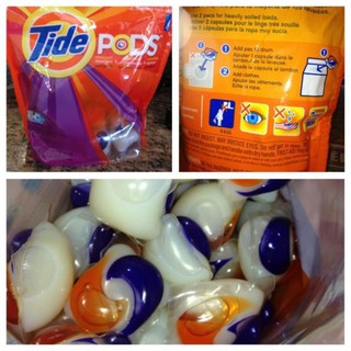 Viên giặt xả tide pods gói 42 viên