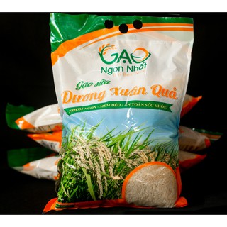 GẠO SỮA DƯƠNG XUÂN QUẢ HỮU CƠ ORGANIC BAO 1KG - 5KG