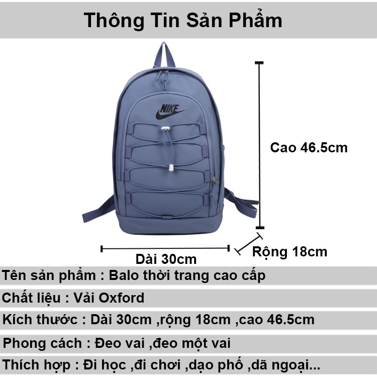 Balo nam nữ đẹp thời trang cặp đi học học sinh nhiều ngăn đựng vừa laptop 14inch-15.6inch cao cấp giá rẻ