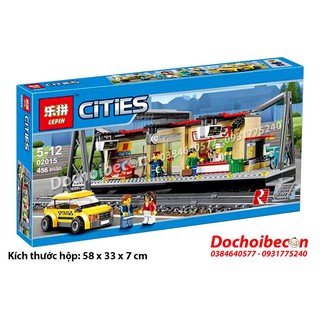 Lắp ráp cities lắp ráp nhà ga xe lửa 02015 - 456 chi tiết