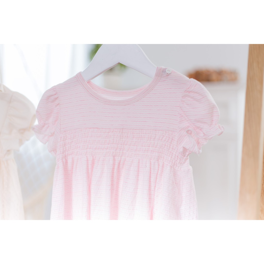 Váy Phủ Lưới Nhún Ngực Cho Bé | 0-3 Tuổi | Abbieoh | B046 AW19