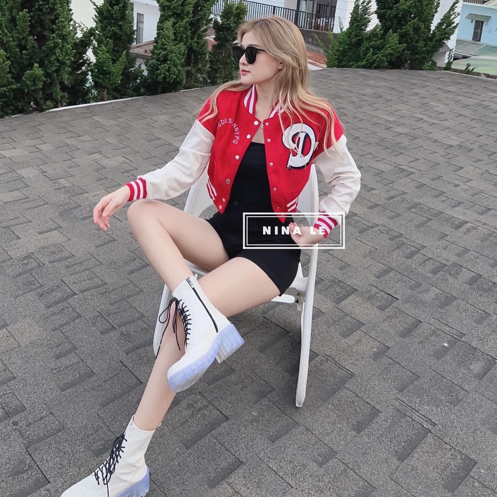 Áo bomber dáng croptop nhiều màu siêu hót, hàng chuẩn chất xịn quá đẹp luôn 3107.STORE mã362