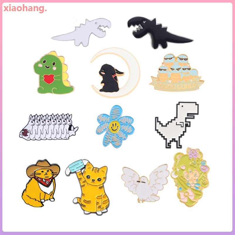 Ghim Cài Áo Hình Động Vật Hoạt Hình Đáng Yêu
