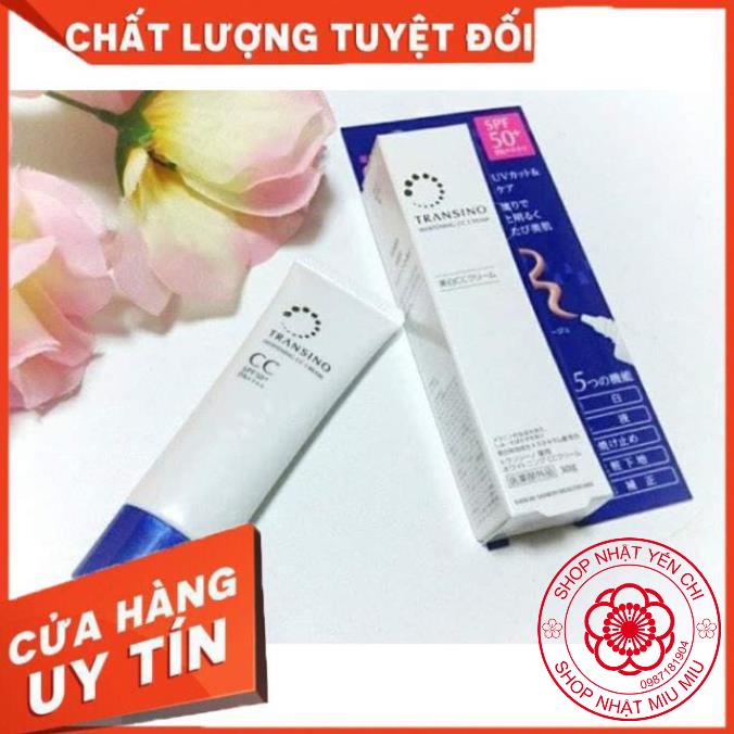 Kem nền CC Transino whitenning cream spf 50+ / PA ++++