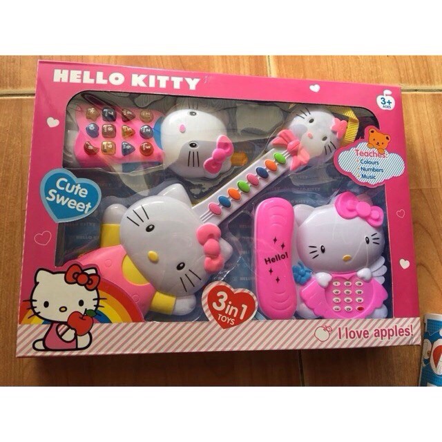 Bộ 3 nhạc cụ Kitty #1203 | TẠI HÀ NỘI