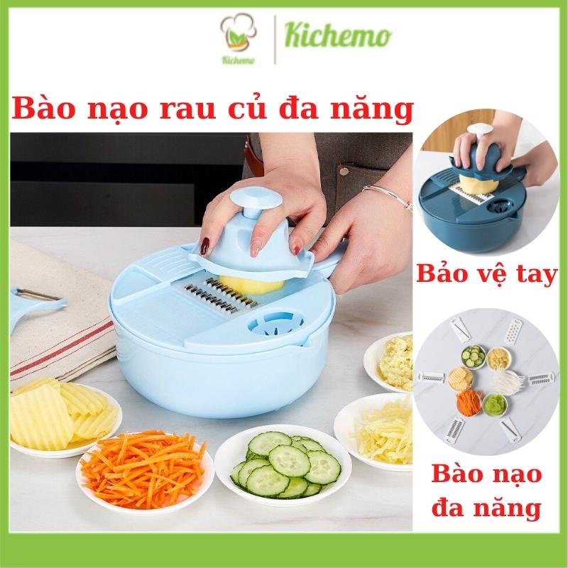 Bộ Dụng Cụ Nạo Bào Rau Củ Quả Đa Năng Siêu Tiện Lợi An Toàn Không Lo Đứt Tay