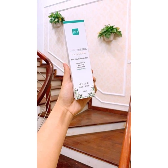 Kem rửa mặt nhân sâm las beauty sữa rửa mặt las beauty