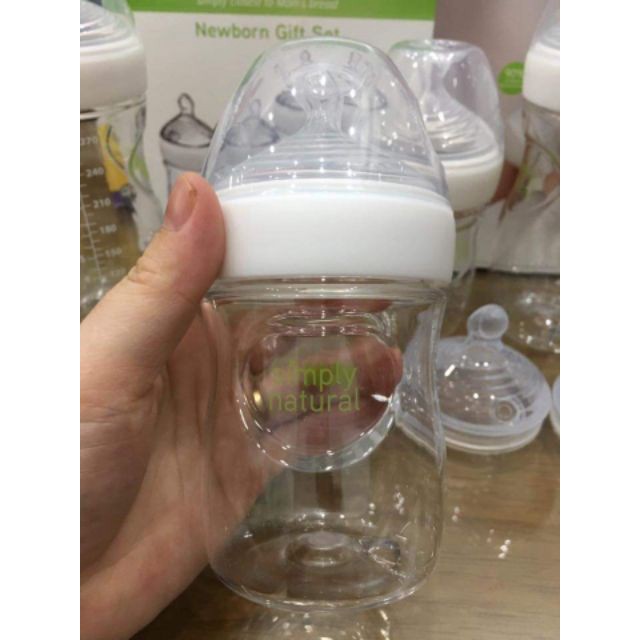 [Beman123]  Bình sữa NUK simply natural 150ml/270ml (được chọn núm)