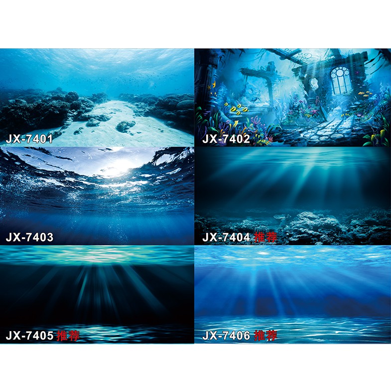 Giấy Dán Tường 3d Trang Trí Bể Cá