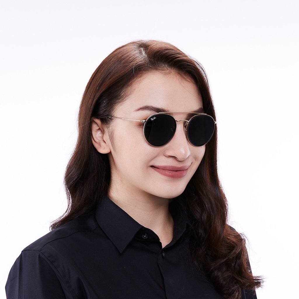 Mắt Kính Ray-Ban Round Double Bridge - RB3647N 001 - Kính mát