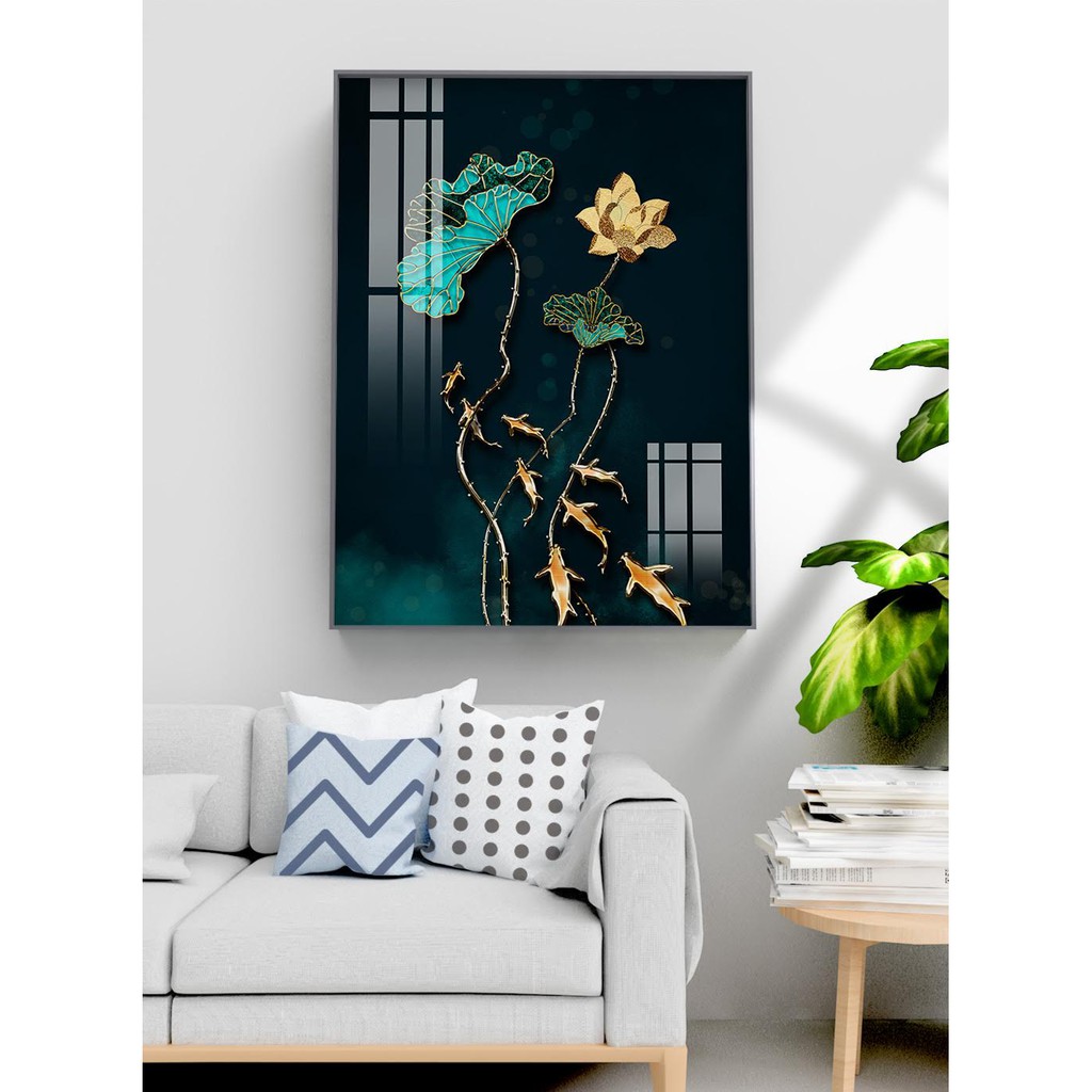 TRANH TREO TƯỜNG  CỠ ĐẠI - GIÁ RẺ KÈM KHUNG -PHONG CÁCH BẮC ÂU TRỪU TƯỢNG- MELYHOME- TB3FGC1