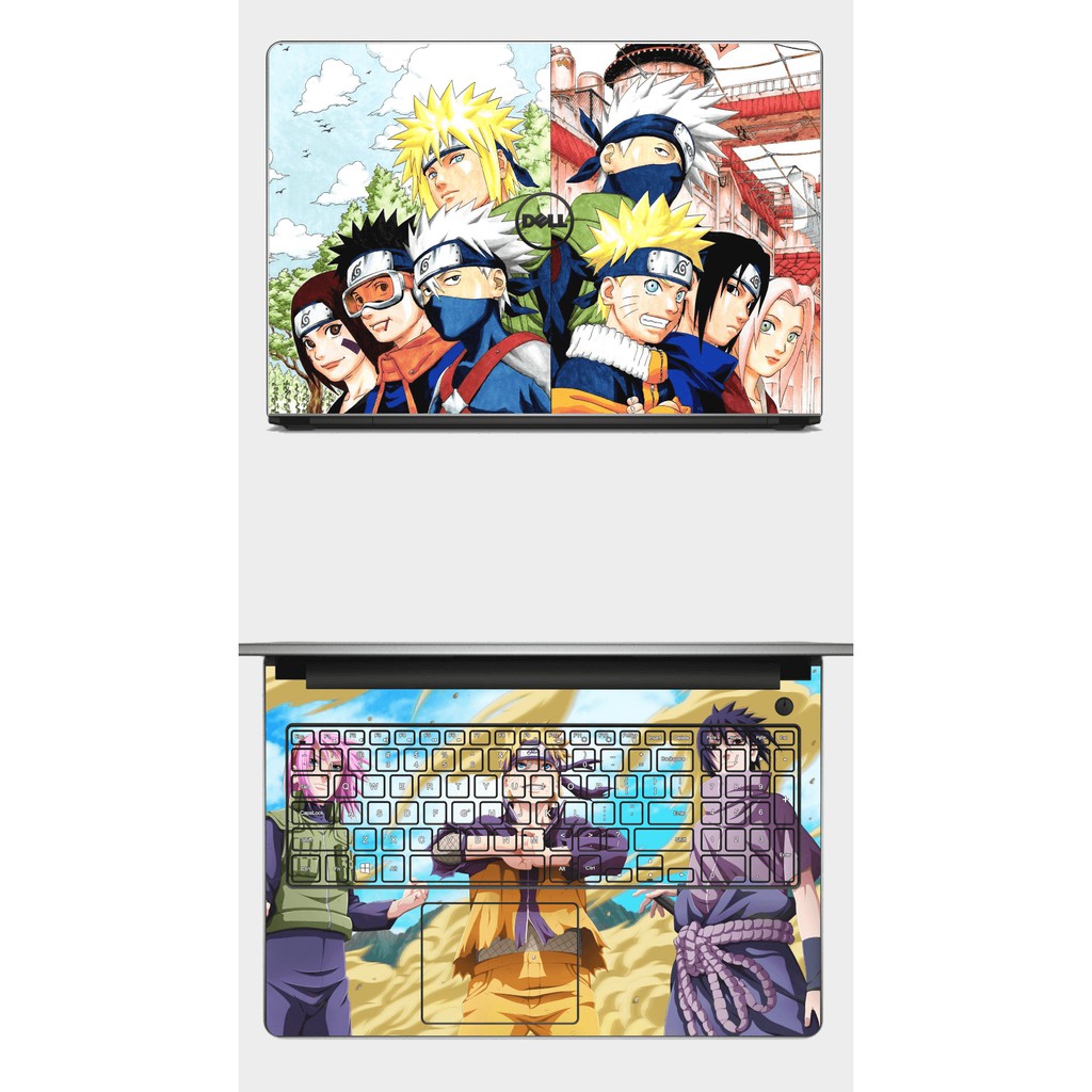 [SKIN NARUTO] Skin Laptop in hình anime Naruto. Đủ các dòng máy: Asus, Dell, Acer, Hp,...In hình theo yêu cầu