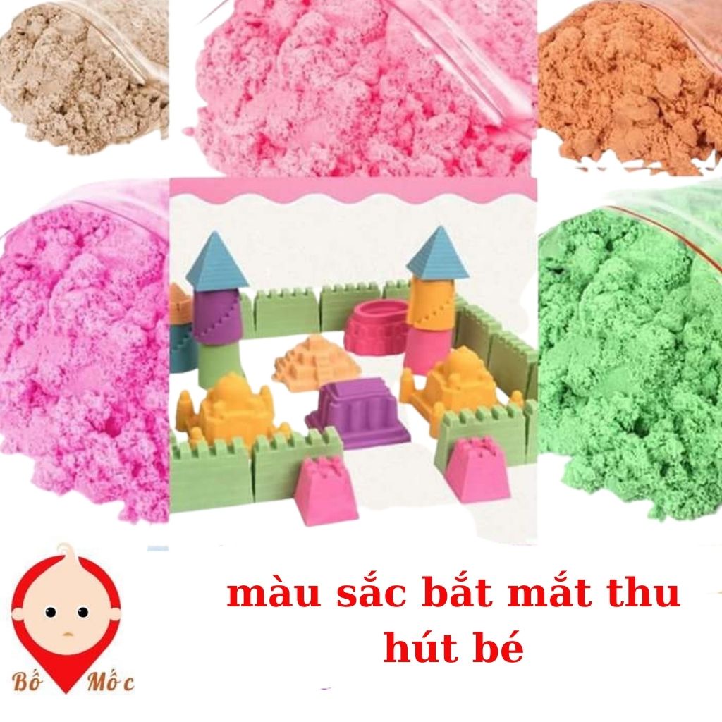 Đồ Chơi Cát Nặn Sinh Học - Cát Động Lực Tạo Hình Cho Bé Vui Chơi, Giải Trí, Rèn Luyện Thông Minh- Shop Bố Mốc