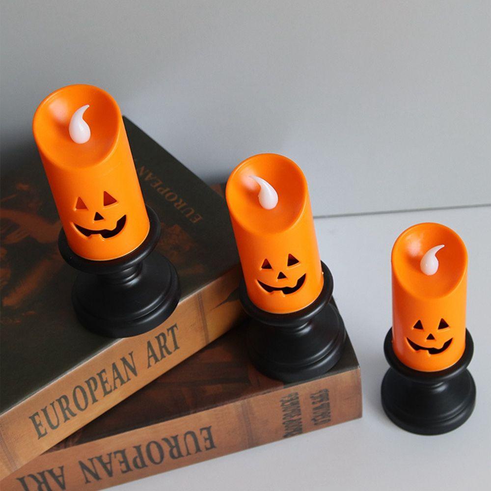 1 Lồng Đèn Nến Hình Bí Ngô Trang Trí Halloween