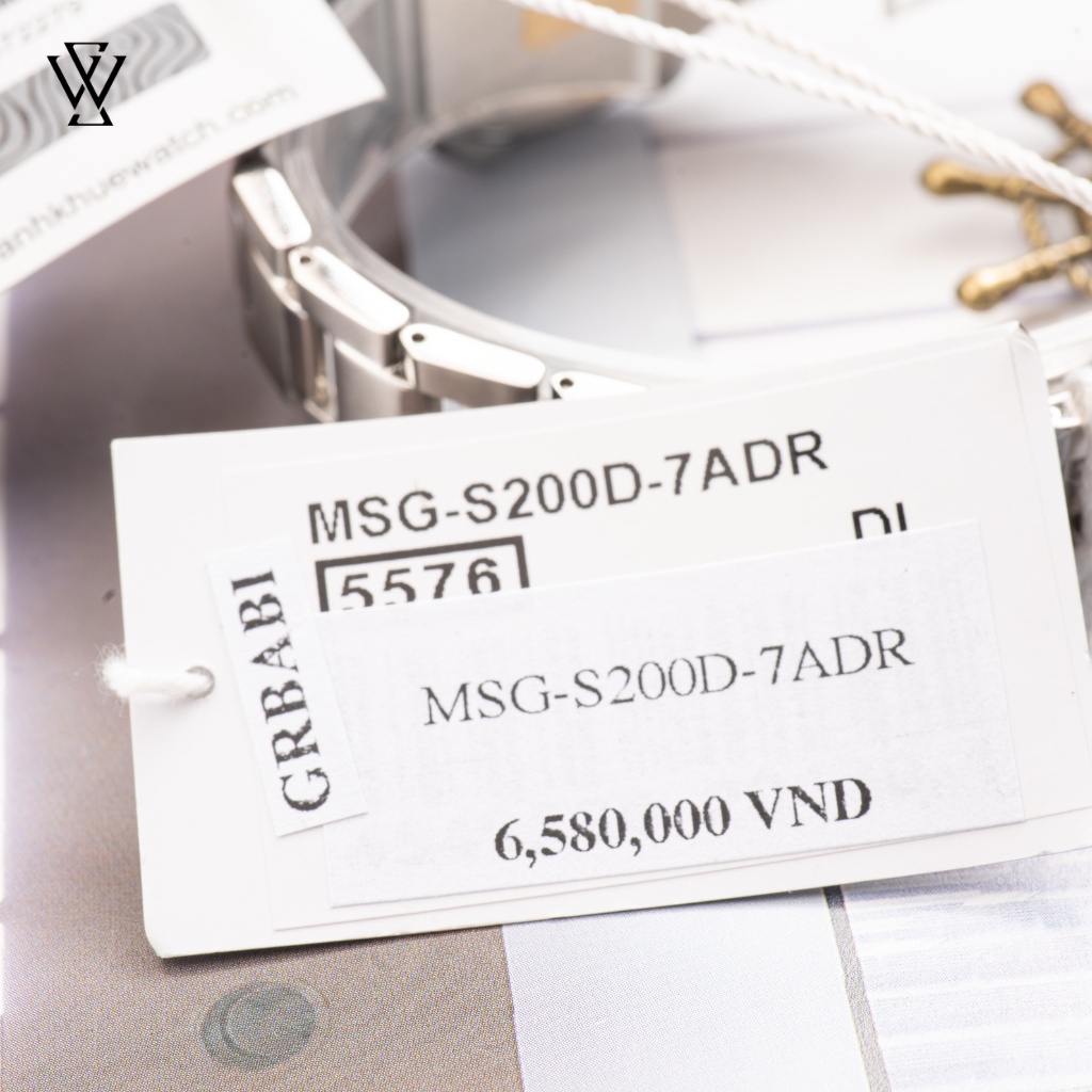 Đồng Hồ Năng Lượng Mặt Trời Nữ Casio Baby-G WATCHSTORE MSG-S200D-7A Kính Khoáng 38.5mm, Vỏ Thép Và Dây Kim Loại