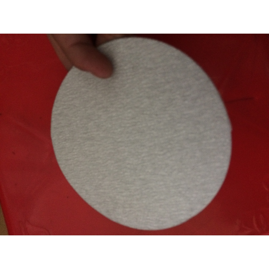 Nhám Tròn Giấy Trắng Đường Kính 125mm - Ngành Gỗ