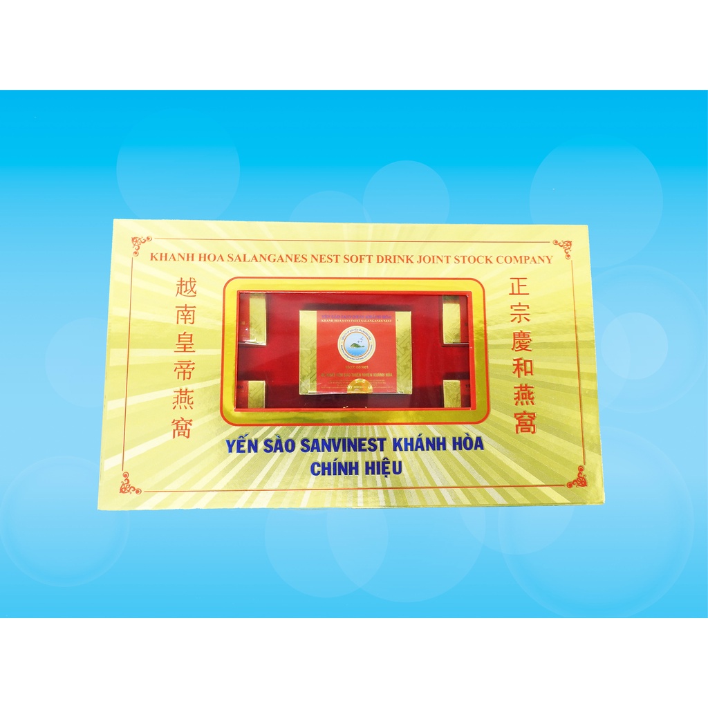 [5 hộp 3g] Yến sào Sanvinest Khánh Hòa chính hiệu tinh chế Hộp quà tặng (3g) - Q503