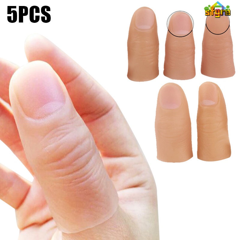 Bộ 5 Ngón Tay Giả Mềm Làm Ảo Thuật